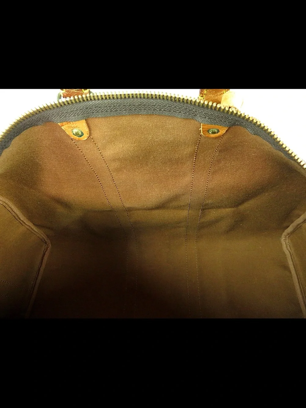 Louis Vuitton Brown Monogram Keepall Duffel Bag